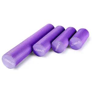 런웨이브 EVA 육각돌기 폼롤러 마사지 스트레칭 요가 필라테스 60cm 90cm