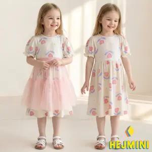 [헤이미니] 스윗튤립샤스커트레이어드원피스