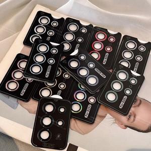 삼성호환 갤럭시호환 S22 S23 울트라 S24 플러스 S25 카메라 렌즈 스크린 보호기 커버용 메탈 링 글라스 케