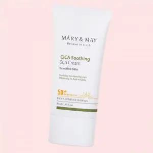 마리엔메이 비건뷰티 시카 수딩 선크림 SPF50+ PA++++ 50ml 1개 4694211