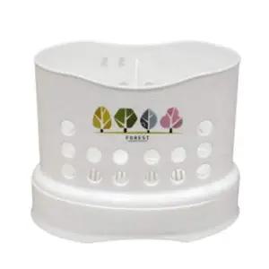 칫솔 DMX608X5 꽂이 케이스 수납함 거치대 면도기 치약 타원형 칫솔통 욕실선반