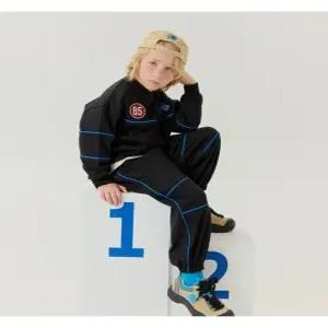 [올리반]드랍페넌트조거상하복(블랙)