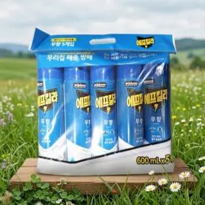 에프킬라 에어졸 수성 무향 600ml x 5개 코스트코