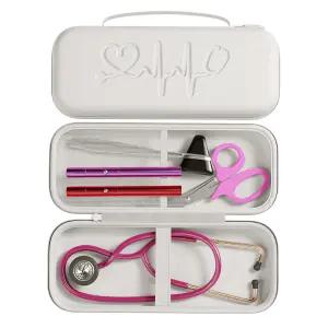 3M 리트만 클래식 III용 하드 쉘 청진기 케이스 심장학 IV MDF EKO - 간호 학교 필수품 학생 선물 간호사