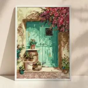 [JED] 명화 취미 그리기 컬러링 1P 아크릴 40x50cm 파란대문