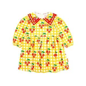 [롯데백화점]베베드피노 체리 체크 세일러 카라 드레스 BP41OP479