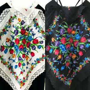 민이네 에티켓 플라워 레이스 스카프 앞치마 손수건