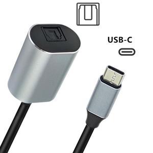호환 USB C-사운드 어댑터 유형 C-SPDIF 암 디지털 변환기 커넥터