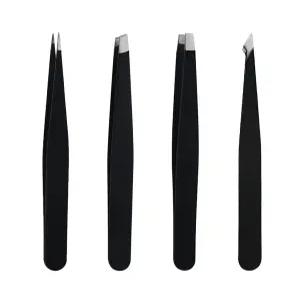 스테인레스 족집게 잔털 핀셋 4종 집게 쪽집게 눈썹 코털