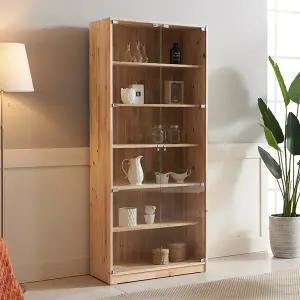 [롯데백화점]미아트 리젠플러스 티글 삼나무 6단 장식장-대