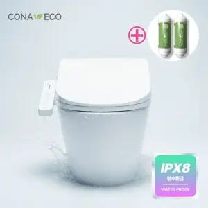 국내생산 26년형 IPX8 필터 필요없는 직수형 프리미엄 코나에코홈 전자식비데 CB-1200(건조X)+정수 필터2개