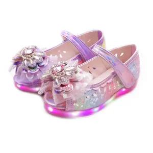 풋풋 꿈꾸는 공주님 LED구두샌들 라이팅구두 여아슈즈