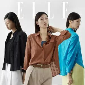 [ELLE]엘르 26SS 코튼 크리즈 셔켓 3종
