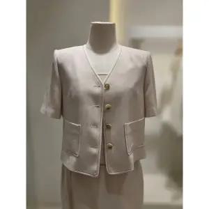 [SOUP](의정부점) 브이넥 크롭 반팔 자켓 (SC5TJ80)