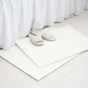 국산 소프트 사각 발매트 아이보리 45x65 50x70 미끄