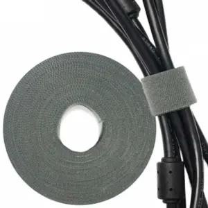 슬림 양면 찍찍이 10M 그레이 MBF-VCR-GY/케이블타이/밸크로/테이프/선정리/찍찍이타이/전선정리/케이블정