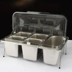 반찬 냉장고 업소용 식재료 토핑 밧드 식당