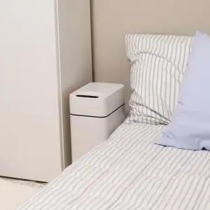 다룸 스마트 자동 센서 미니 쓰레기통 10L 냄새차단 인테리어 날개형 휴지통