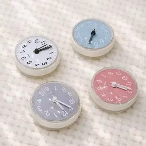 파스텔 마카롱 욕실 방수시계 4color / 욕실시계 화장실시계 미니시계 탁상시계 벽시계