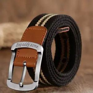 남성 학생 교복벨트 캐주얼 캔버스벨트 청바지 면바지