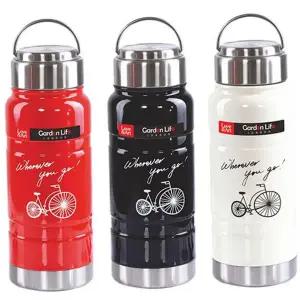 스테인리스 보온병 휴대용 스포츠 등산용 자전거 보온병 아웃도어 캠핑용 진공단 물통