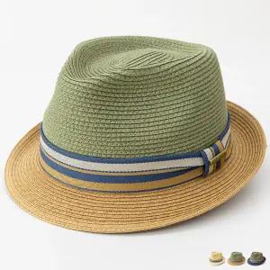 남성 여름 중절모자 짧은챙 리본 신사  페도라