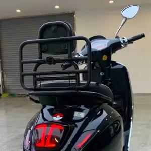 베스파 리어 LX125 탑박스 장착 브라켓 순정형 랙 캐리어 등받이 블랙