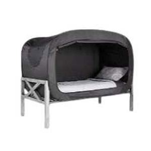 1인용 암막텐트 싱글 모기장 침대암막텐트 기숙사 1인용모기장 방풍 검정색 블랙 브래킷