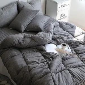 [NS홈쇼핑][르헤브] 엘레나 소프트 마이크로 차렵이불 베개세트 (Q/퀸)..[35829811]