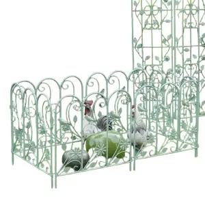 정원 철제 울타리 화단 텃밭 조경 가드닝 경계 펜스대