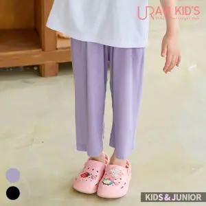 [보리보리/유라비]유라비 아동복 공용 플로우 7부 와이드 밴딩 팬츠_2025BS109