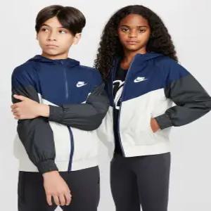 국내매장판 나이키 키즈 윈드러너 후드 리펠 자켓 아동바람막이 재킷 점퍼 FZ5516-410