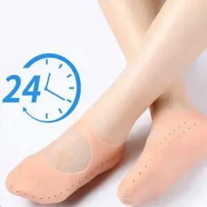 풋케어 보습 실리콘 덧신 각젤제거 발각질 각질 양말 덧버선