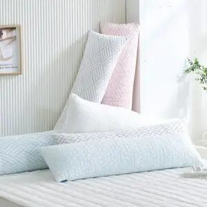 [벨리에르][애끌리아] 뮤트 HR 3중직 냉감 사각 바디필로우 6종(솜포함)(30x100)