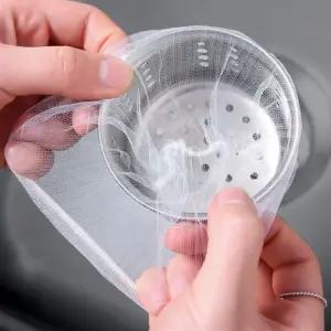 음식물 쓰레기망 100매 소형 싱크대 배수구 거름망 일회용 주방 처리망