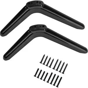 범용 TV 스탠드 베이스 테이블 상단 다리TCL RokuTV용 나사 포함 32-65인치 마운트