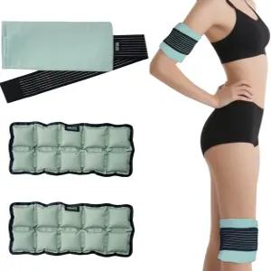 부상자용 스 팩 재사용 가능 2팩 - 무릎 발목 목 및 팔꿈치 를 위한 온냉 요법 젤 조절 냉찜질