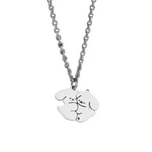 강아지 우정 커플 목걸이 2인