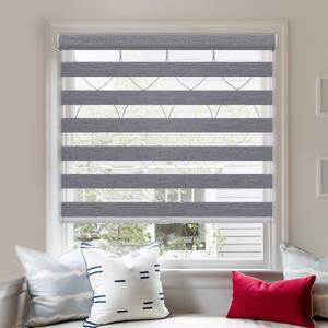 Persilux Jacquard Zebra 블라인드 Windows용 무선 쉐이드