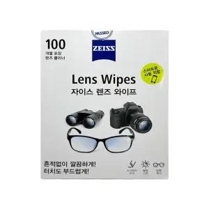 자이스 렌즈 와이프 일회용 안경닦이 티슈 휴대폰 카메라 액정 클리너 렌즈청소 100매