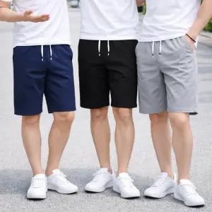 원+원 5부 면반바지 여름 린넨 데일리룩 허리밴딩 숏팬츠 빅사이즈~5XL까지