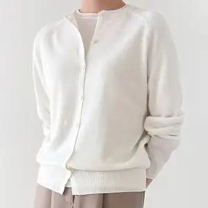 H스타일 KN)0030라운드가디건 봄 여름 여성 니트티 가디건세트 반팔 스웨터 라운드 티셔츠