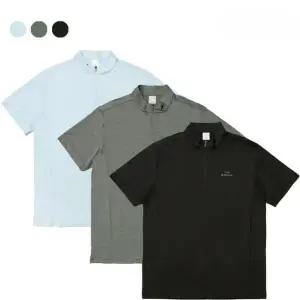 [아이더](대구신세계)[최초가 99,000원] ICE 냉감 남성 반팔짚업 티셔츠 DMM24207