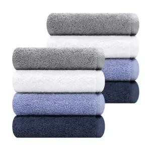 송월 40수 항균 호텔수건 인디고 180g 10장 프리미엄 코마사