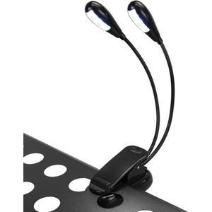 DkOvn 충전식 악보대 조명 클립형 보호 소프트 악보조명 악보 조절식 등 책벌레를