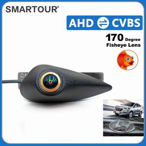 CCD AHD 차량 엠블럼 로고 현대 호환 Elantra Verna Accent Tucson IX35 Fe I20 H1 용 전면 뷰 카메라