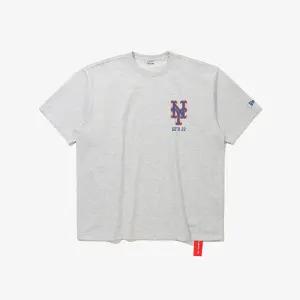 [뉴에라](대전신세계)MLB 뉴욕 메츠 플레이어 시그니처 티셔츠 헤더 그레이 15147524