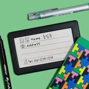 수화물 패턴 실리콘 태그 미니퍼즐 네임택 캐리어 여행가방 이름표 골프백