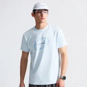 [레이지비]에어로 글라이드 리플렉티브 남자 여성 숏 슬리브 러닝 반팔 페일블루