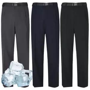 남자 봄여름 쿨 다용도 벨티드 팬츠  BR-PTSM-23712A-블랙